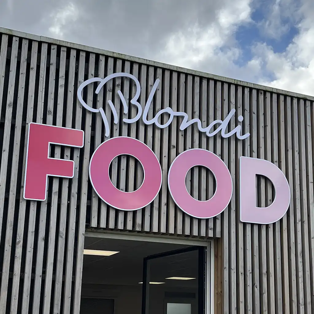 enseigne lettres découpées weppes